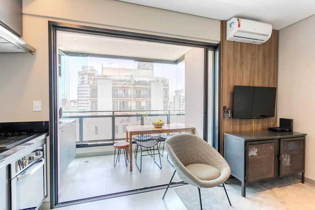 Apartamento De 1 Dormitorio No Coracao De Pinheiros Sao Paulo